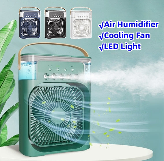 BreezeMist - 3-in-1 Cooling Mist Fan with LED Night Light