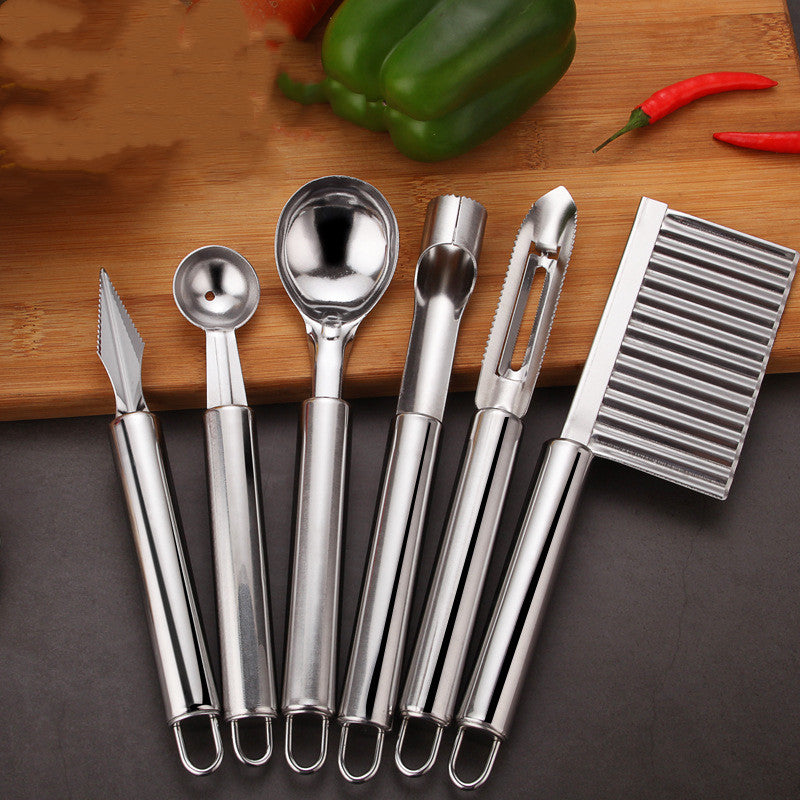 Stainless steel kitchen tools set