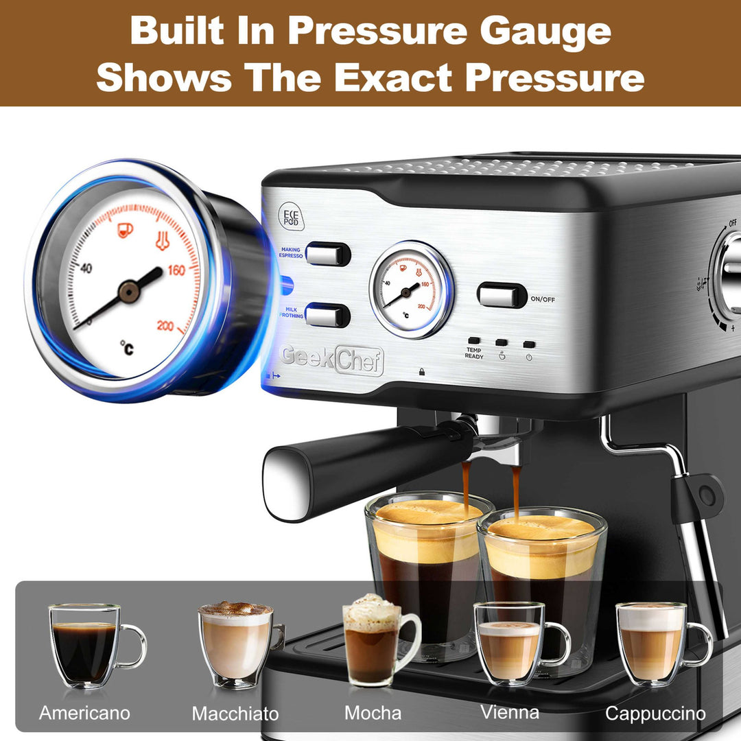 Espresso aparatas su ESE POD filtru