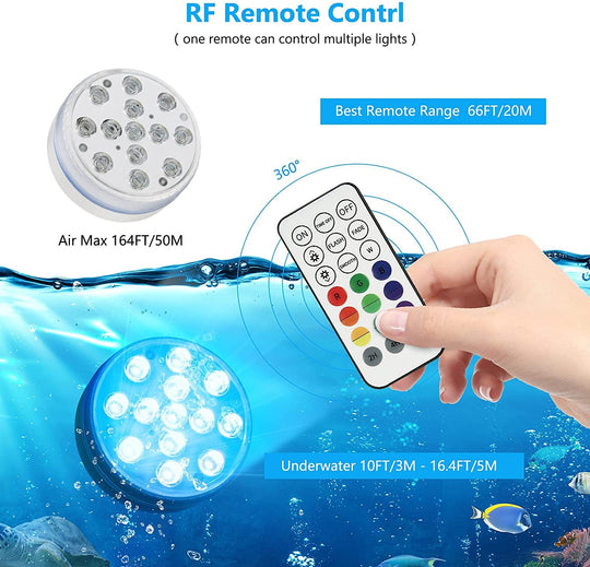 Color Changing Remote Control Diving Light