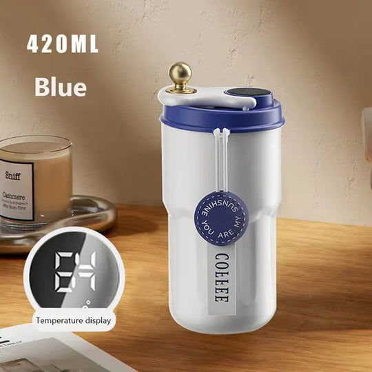 Thermo mug with LED temperature display 450ml