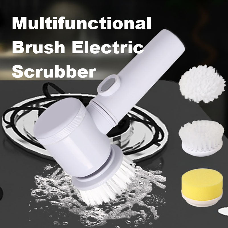 Multi-function brush Electric scrubber Rechargeable dishwashing brush